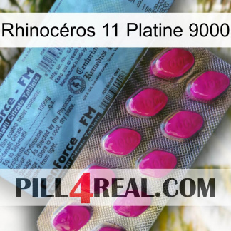 Rhinocéros 11 Platine 9000 35